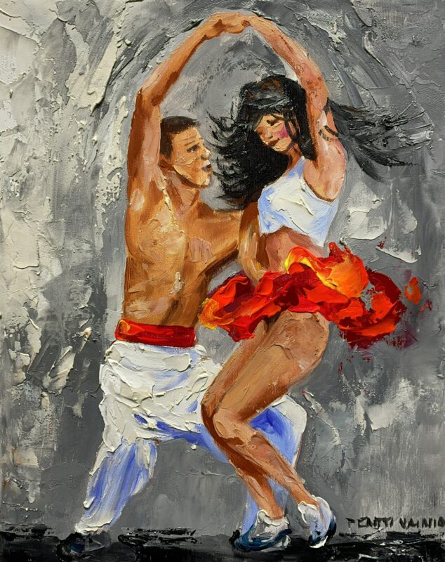 Dance with me - a painting by Pentti Vainio