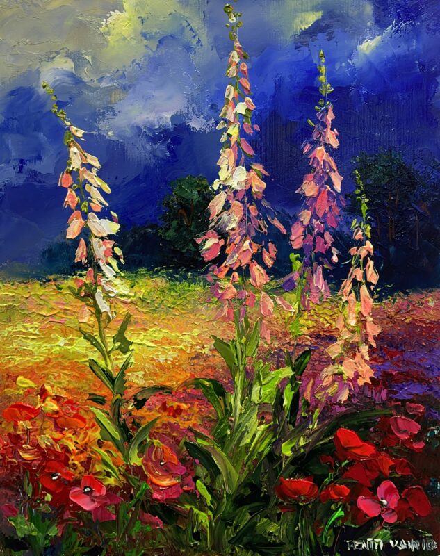 Flowers - a painting by Pentti Vainio