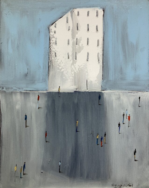 Tower - a painting by Filip Łoziński