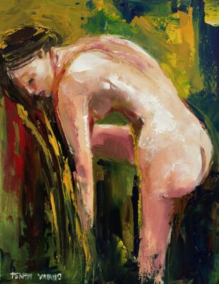 Nude lady - a painting by Pentti Vainio