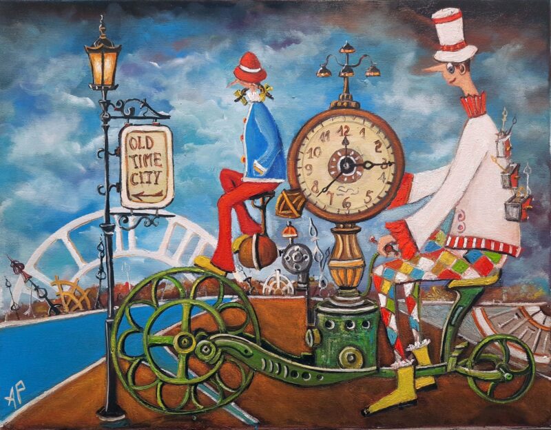 It’s time to stay somewhere for longer - a painting by Artur Płachta