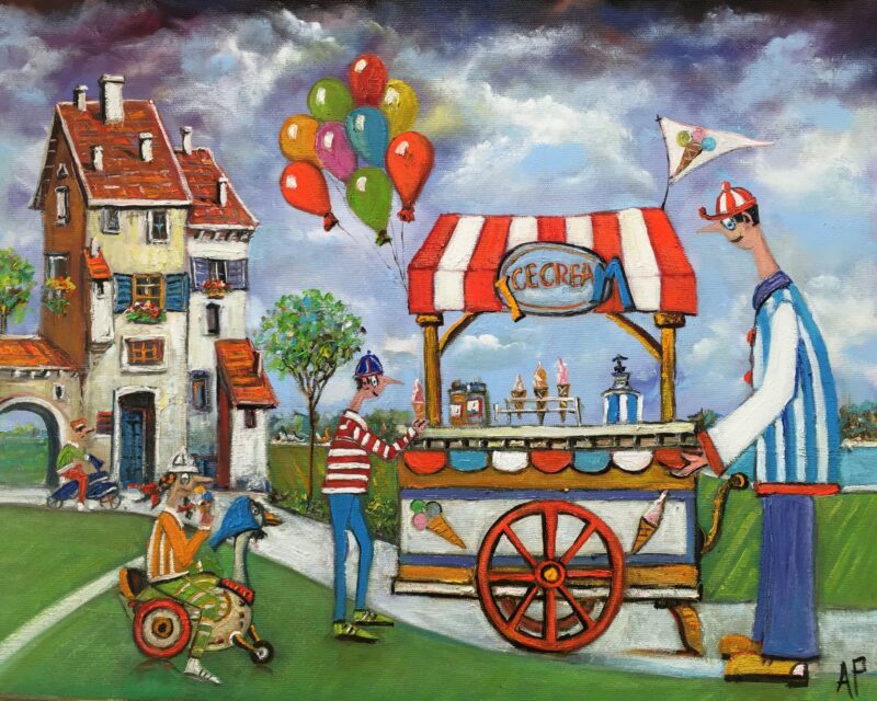 Something sweet for everyone - a painting by Artur Płachta