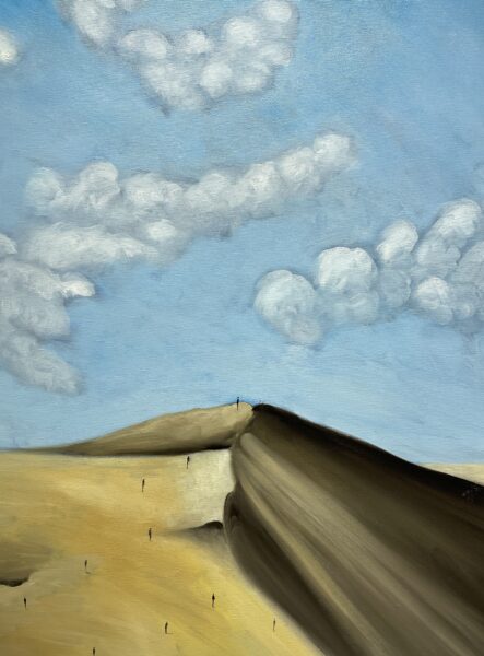 Desert - a painting by Filip Łoziński