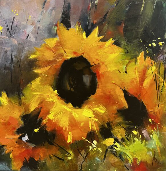 Sunflowers - a painting by Andrzej Białecki