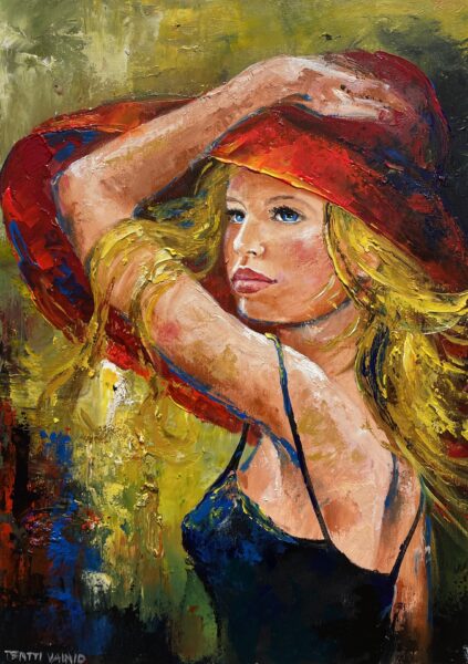 Blonde - a painting by Pentti Vainio