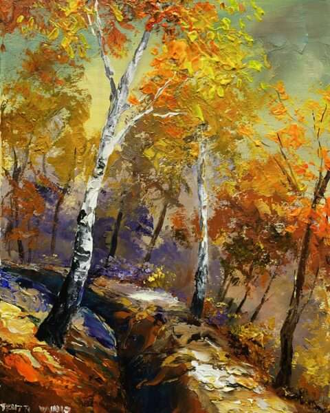 Autumn - a painting by Pentti Vainio
