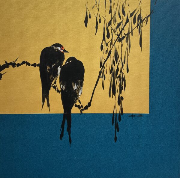 Birds - a painting by Marian Jesień