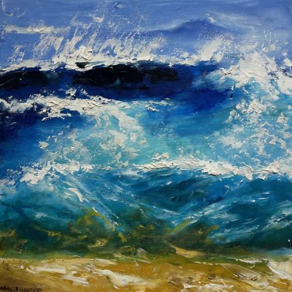 Waves - a painting by Pentti Vainio