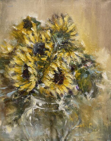 Suneflowers - a painting by Irena Lorenc