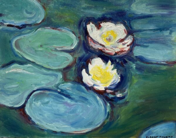 Water lillies - a painting by Robert Pasieka