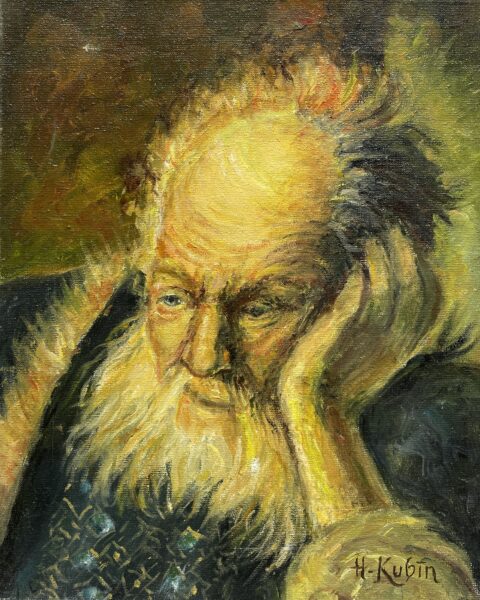 Old Man - a painting by Halina Kubin