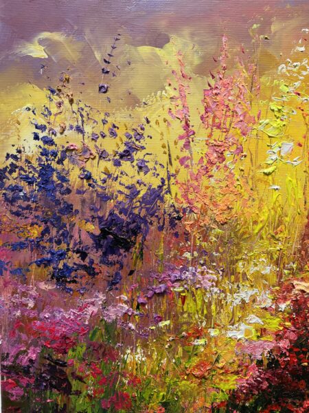 Flowers - a painting by Pentti Vainio