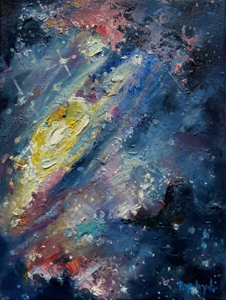 Galaxy - a painting by Danuta Frydrych