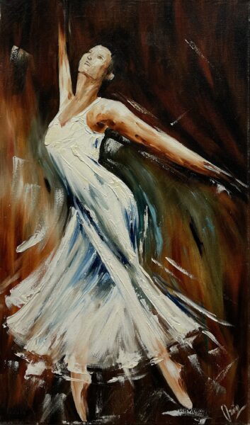 Ballerina - a painting by Ewelina Ozóg