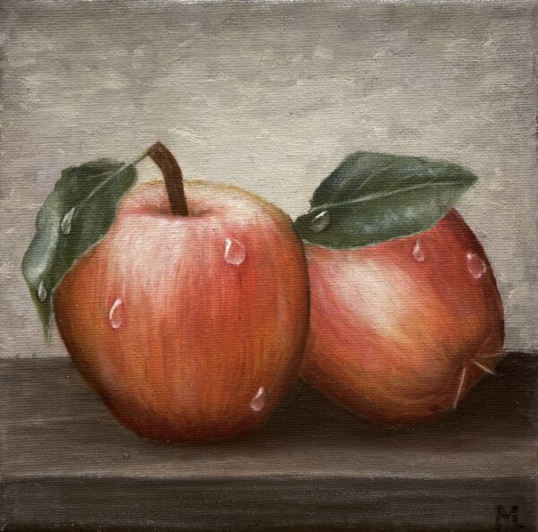 Apple - a painting by Monika Luka