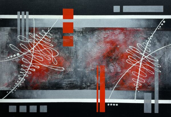 Abstraction - a painting by Marian Jesień