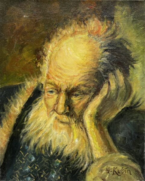 Old Man - a painting by Halina Kubin