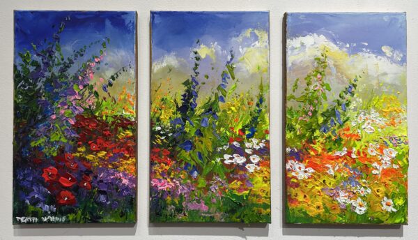 Flowers - a painting by Pentti Vainio