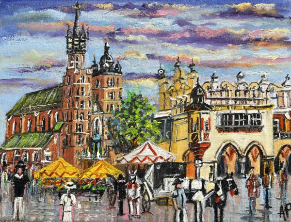 Kraków - a painting by Artur Partycki