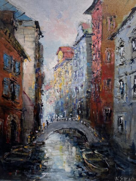 Venice - a painting by Włodzimierz Skuza