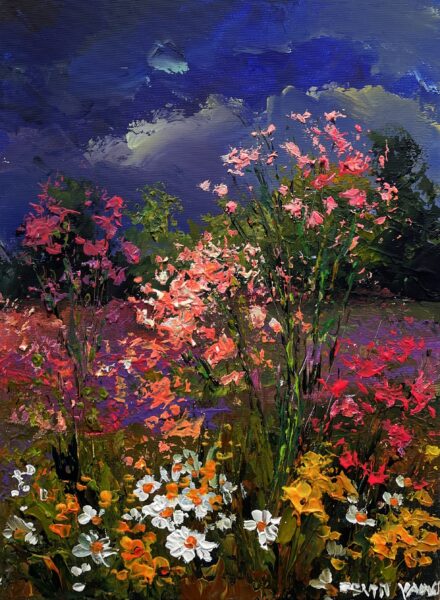 Flowers - a painting by Pentti Vainio