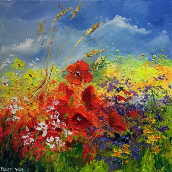 Poppies - a painting by Pentti Vainio