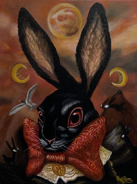 Rabbit - a painting by Aleksander Tomasievych