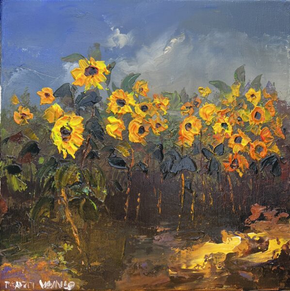 Sunflowers - a painting by Pentti Vainio