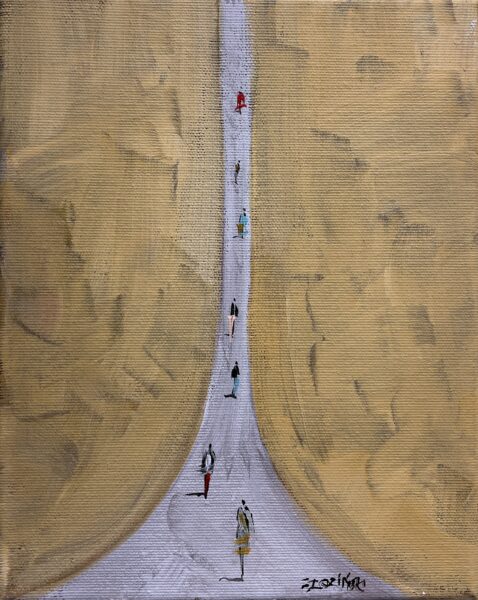 Road to heaven - a painting by Filip Łoziński