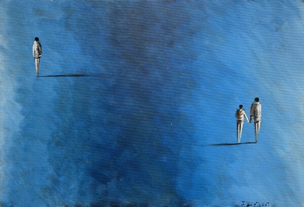 Walk - a painting by Filip Łoziński