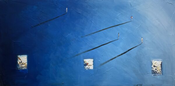 Blue - a painting by Filip Łoziński