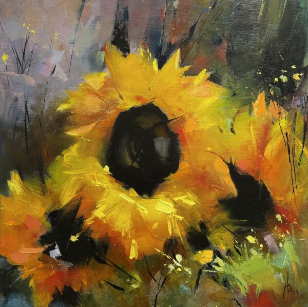 Sunflowers - a painting by Andrzej Białecki