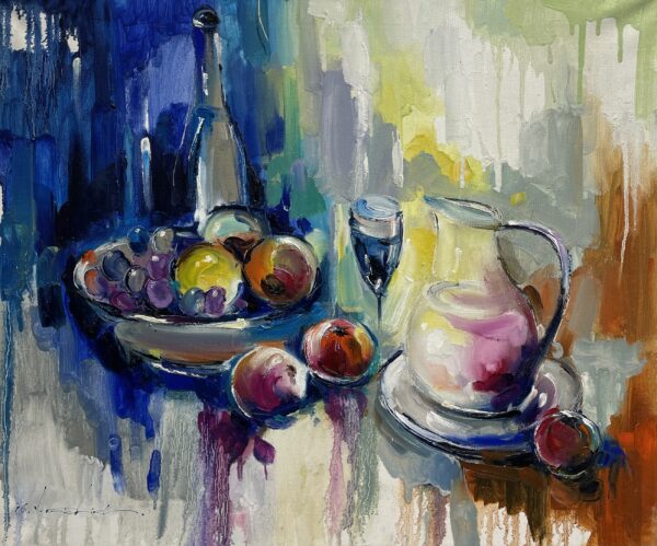 Still life - a painting by Viktor Fridrikh