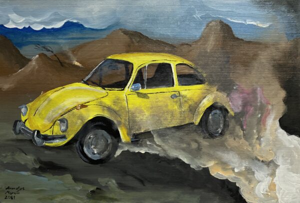 Beetle - a painting by Marcin Armatys