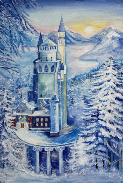 Castle - a painting by Oleksandra Kovalchuk