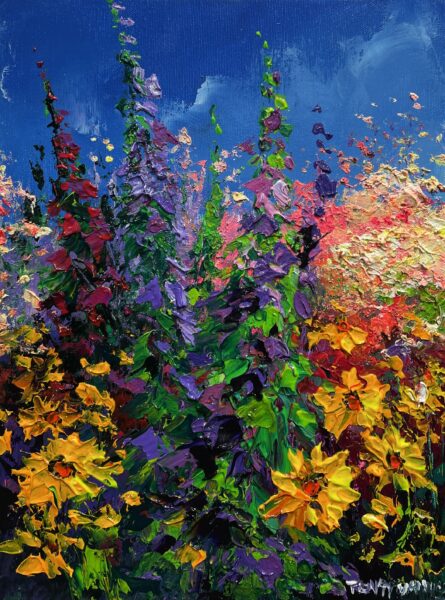 Flowers - a painting by Pentti Vainio