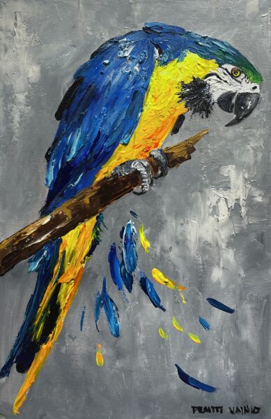 Parrot - a painting by Pentti Vainio