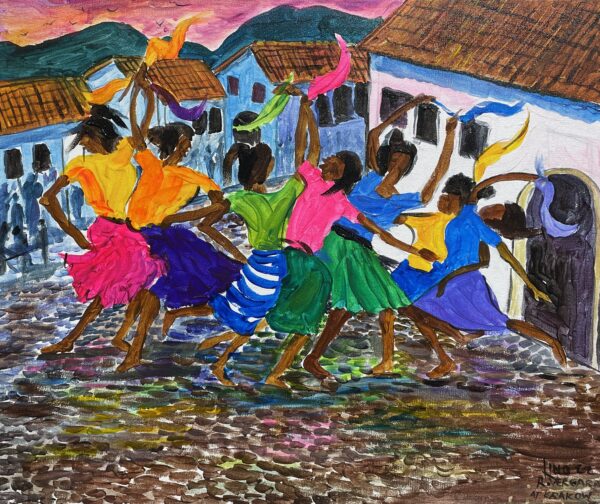 Dancers - a painting by Roberto Vergara Lino