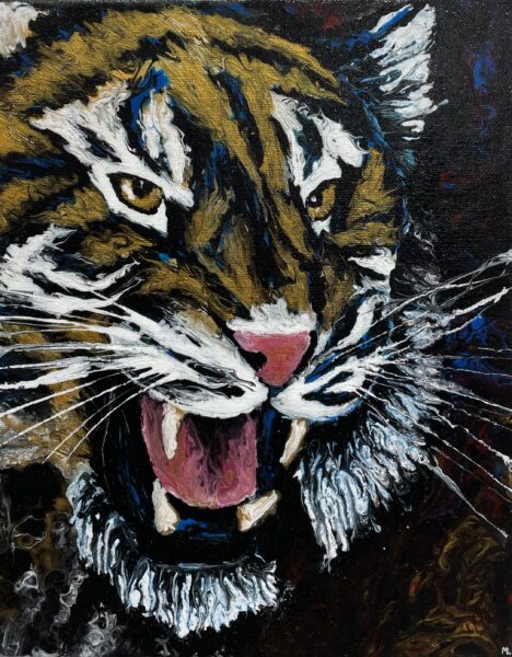 Tiger - a painting by Monika Luka