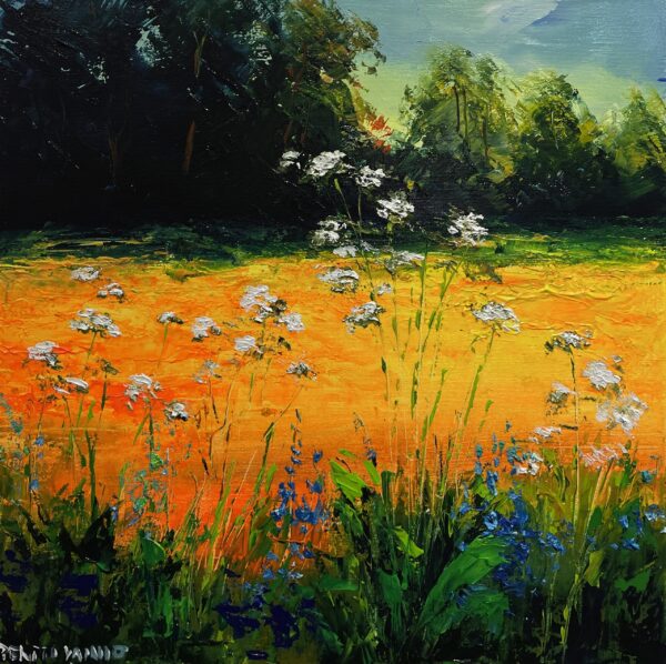 Meadow - a painting by Pentti Vainio