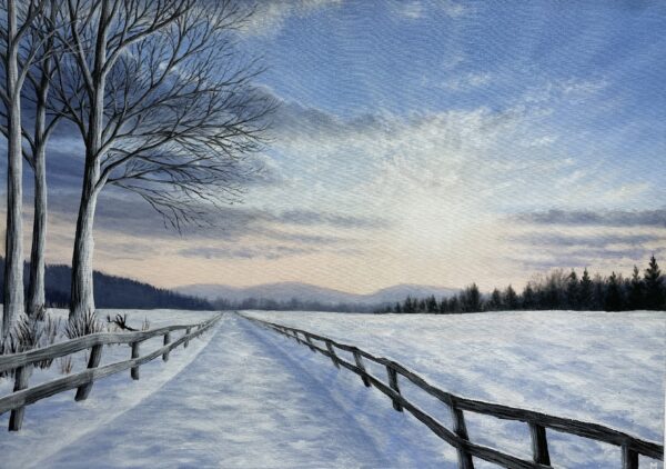 Winter - a painting by Monika Luka