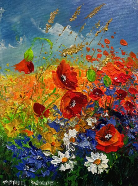 Poppies - a painting by Pentti Vainio