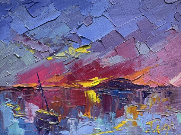 Sunset - a painting by Alex Rud