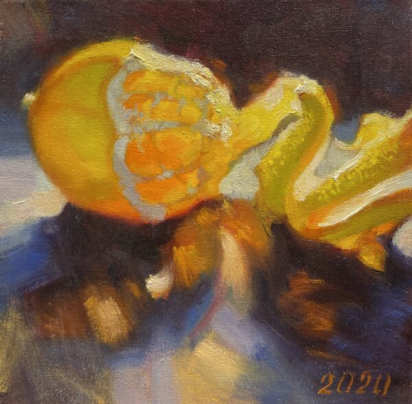 Lemon - a painting by Olena Emelianova