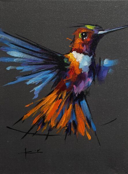 Hummingbird - a painting by Marian Jesień