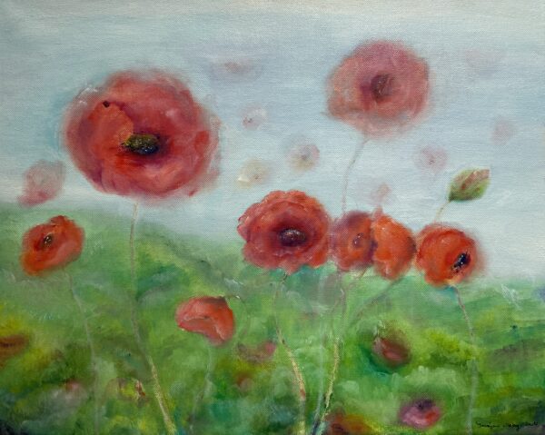 Poppies - a painting by Grażyna Oleksy-Duda