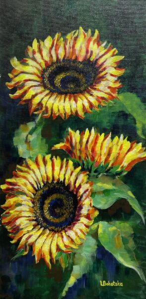 Sunflowers - a painting by Yuliia Bohotska