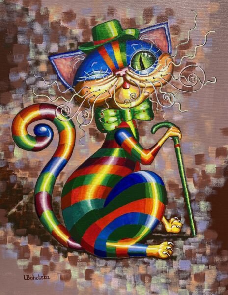 Cat - a painting by Yuliia Bohotska