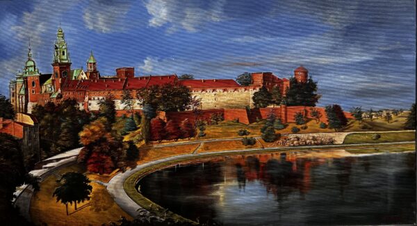 Wawel castle - a painting by Magdalena Żołnierek