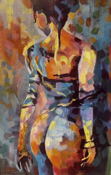 Nude - a painting by Aleksander Tomasievych